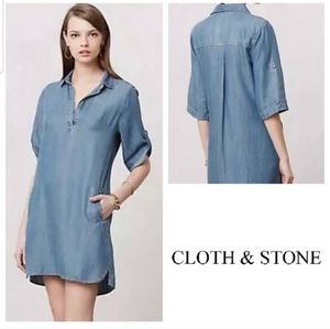 Cloth & Stone Chambray Dress Tunic